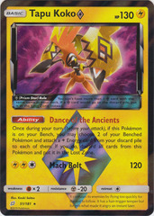 Tapu Koko Prism Star - 51/181 - Holo Rare