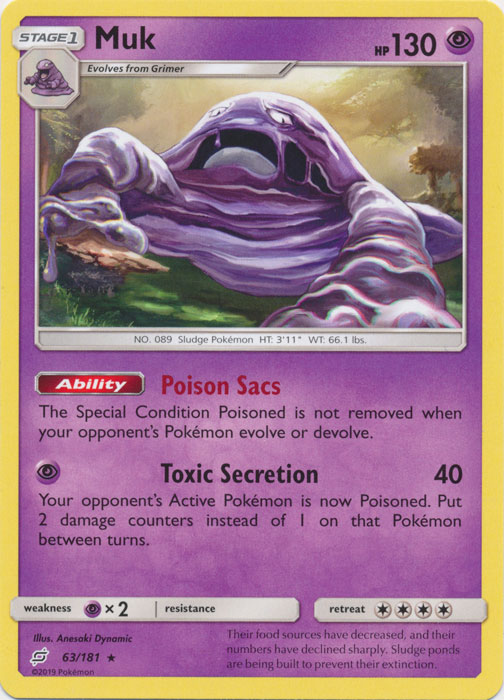 Muk - 63/181 - Rare