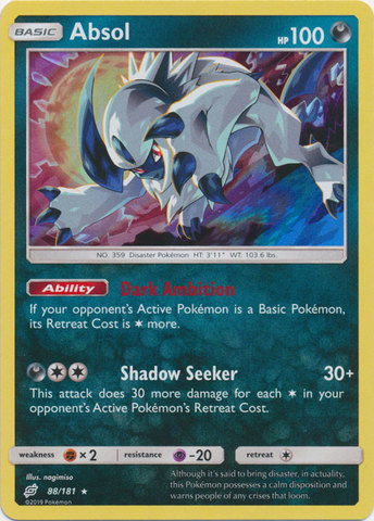 Absol - 88/181 - Holo Rare