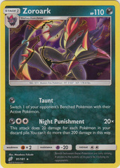 Zoroark - 91/181 - Holo Rare