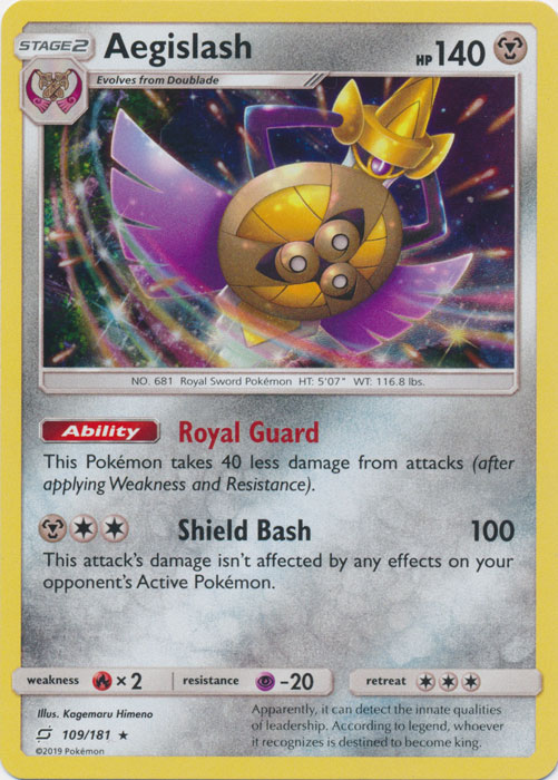 Aegislash - 109/181 - Holo Rare