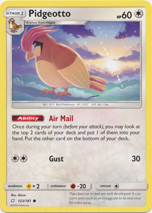 Pidgeotto - 123/181 - Common