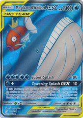 Magikarp & Wailord GX - 160/181 - Full Art Ultra Rare