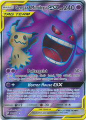 Gengar & Mimikyu GX - 164/181 - Full Art - Ultra Rare