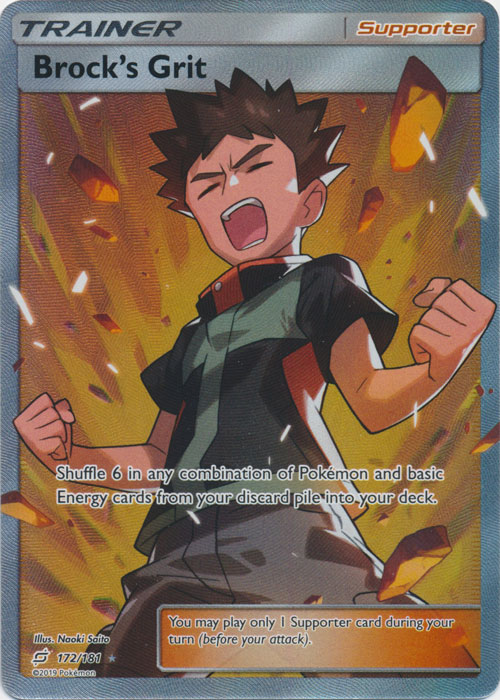 Brocks Grit - 172/181 - Full Art Ultra Rare Brocks Grit - 172/181 - Full Art Ultra Rare