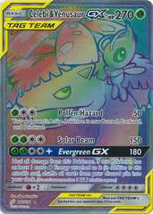 Celebi & Venusaur GX - 182/181 - Secret Rare