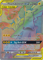 Pikachu & Zekrom GX - 184/181 - Secret Rare