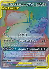 Eevee & Snorlax GX - 191/181 - Secret Rare