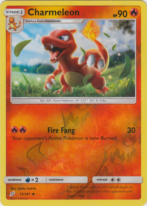 Charmeleon - 13/181 - Uncommon - Reverse Holo