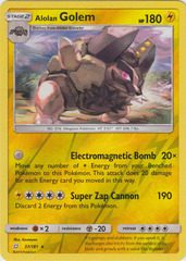 Alolan Golem - 37/181 - Rare - Reverse Holo