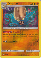 Omastar - 76/181 - Holo Rare - Reverse Holo