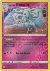 Alolan Ninetales - 111/181 - Holo Rare - Reverse Holo