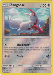 Zangoose - 132/181 - Holo Rare - Reverse Holo