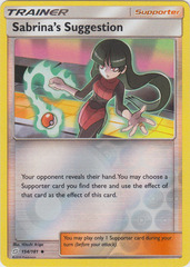 Sabrina's Suggestion - 154/181 - Uncommon - Reverse Holo