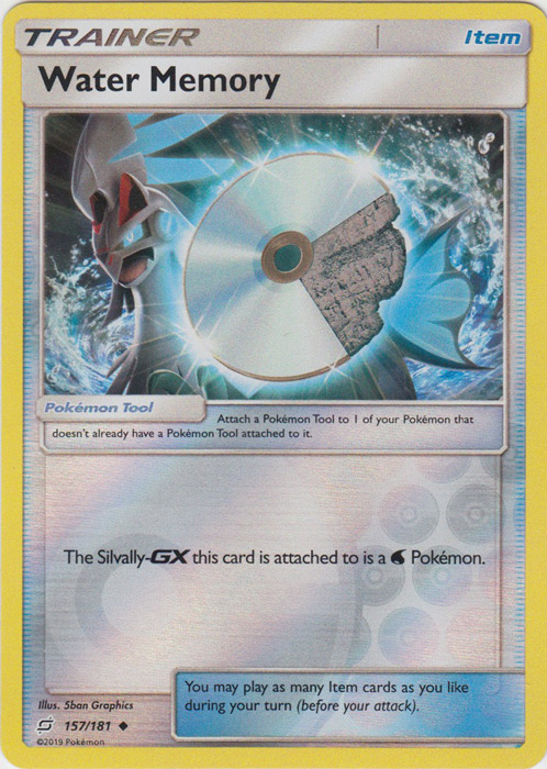 Water Memory - 157/181 - Uncommon - Reverse Holo Water Memory - 157/181 - Uncommon - Reverse Holo
