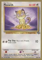 Meowth - 56/64 - Gold Border Promo