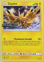 Zapdos - SM159 - Prerelease Promo - SM Black Star Promo