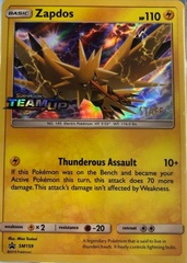 Zapdos - SM159 - Staff Prerelease Promo - SM Black Star Promo