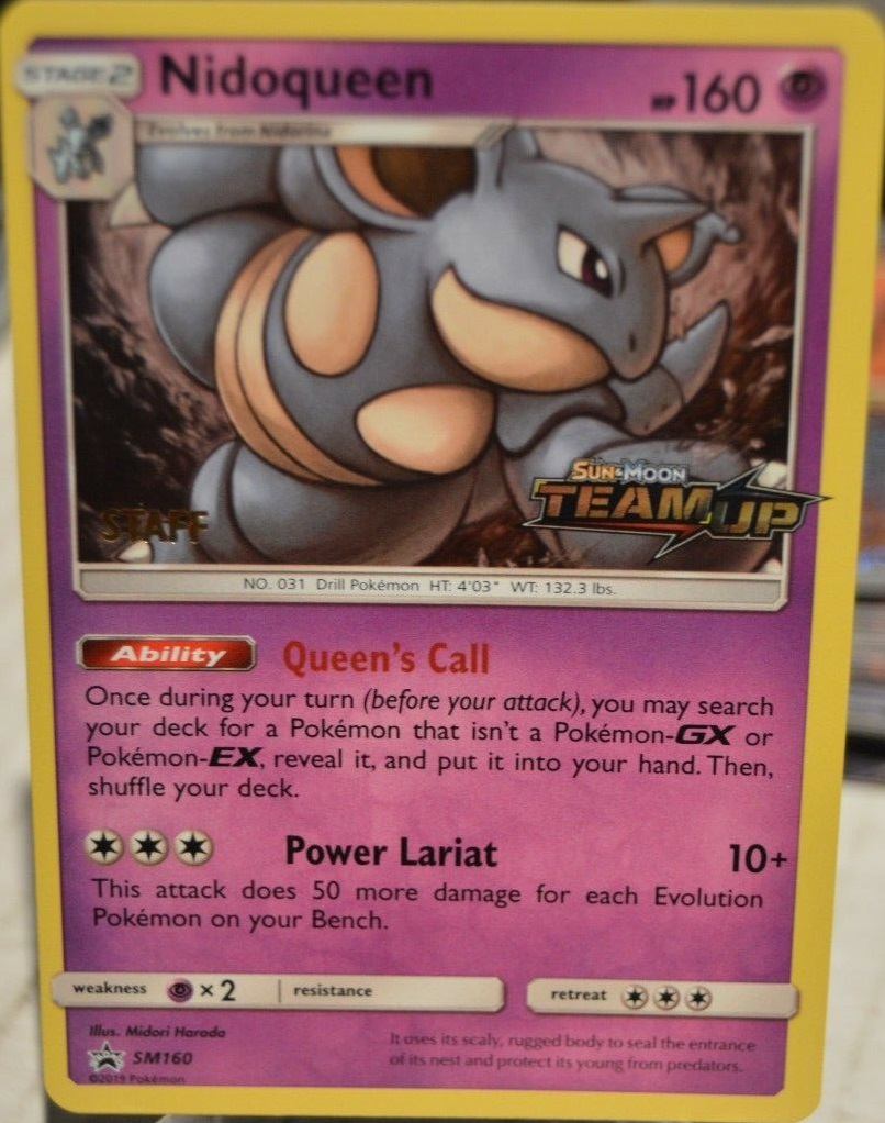 Nidoqueen - SM160 - STAFF Prerelease Promo