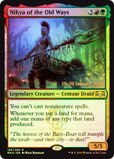 Nikya of the Old Ways - Foil Prerelease Promo