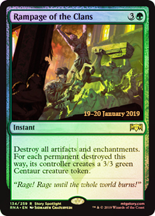 Rampage of the Clans - Foil Prerelease Promo