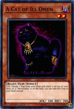 Un chat de mauvais augure - SS01-ENB11 - Commun - 1ere edition // Speed Duel Starter Deck - Destiny Masters