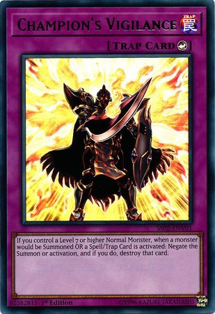 Champions Vigilance - SS02-ENV01 - Ultra Rare - 1st Edition