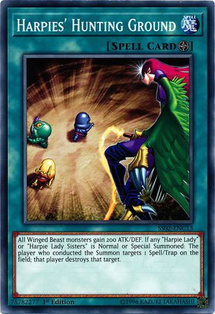 Harpies Hunting Ground - SS02-ENC13 - Common - 1st Edition