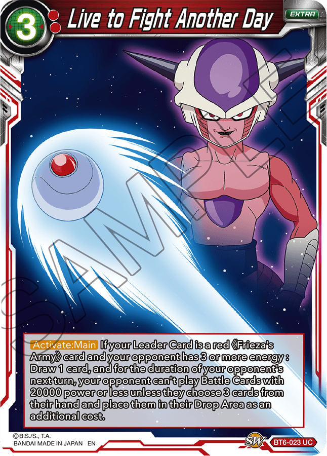Live to Fight Another Day - BT6-023 - UC - Foil