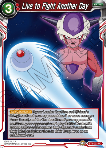 Live to Fight Another Day - BT6-023 - UC - Foil