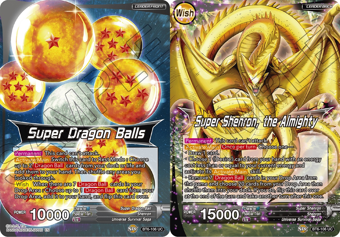 Super Dragon Balls // Super Shenron, the Almighty - BT6-106 - UC - Dragon  Ball Super Singles » 2019 - Series 6 Booster - Destroyer Kings - U - Dragon  World Games