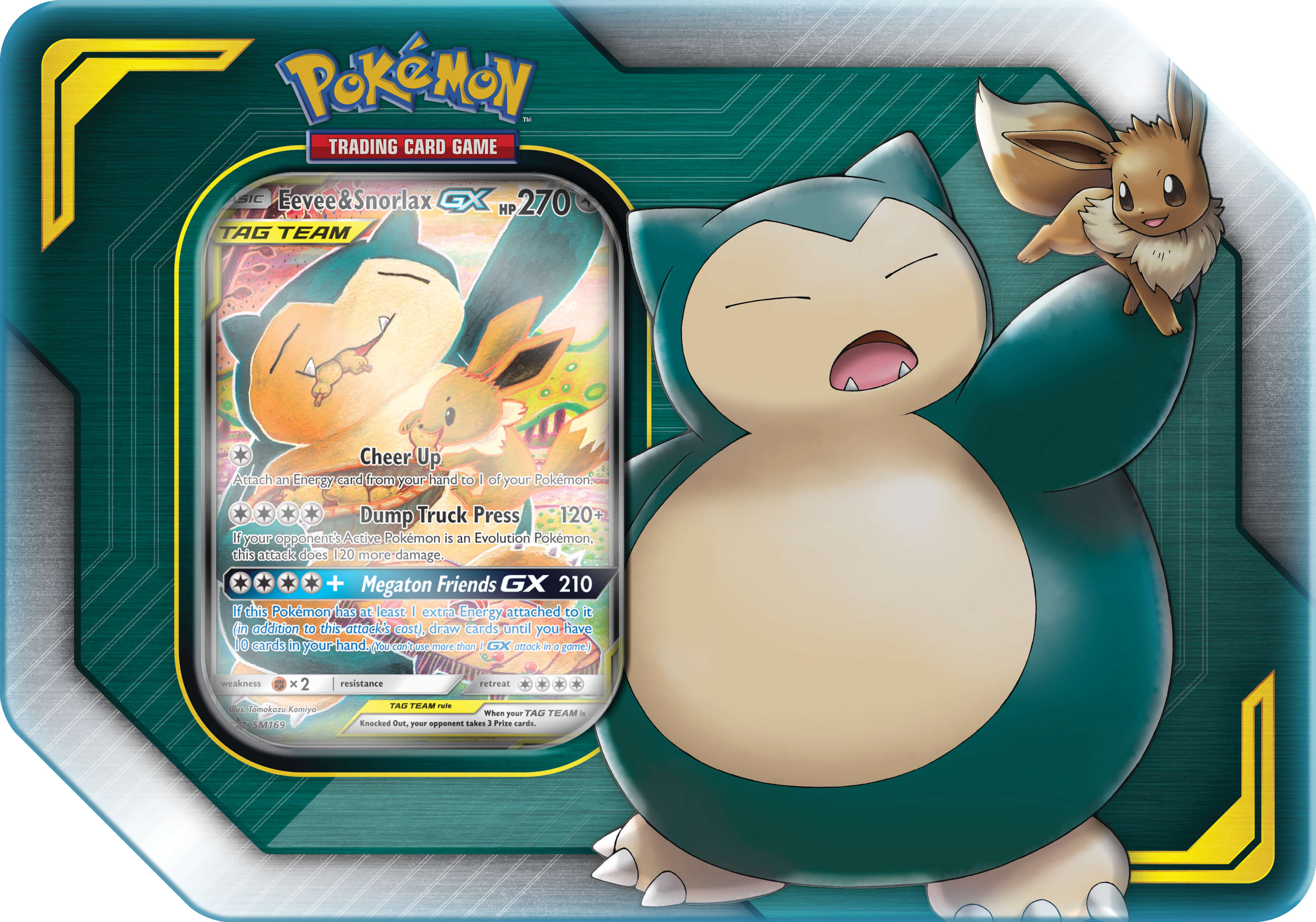 TAG TEAM Tin - Eevee & Snorlax GX
