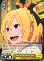 Declaration of War, Felt - RZ/S46-E005 - R