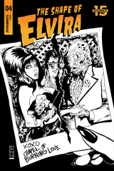 Elvira Shape Of Elvira #4 30 Copy Acosta B&W Incv (Net)