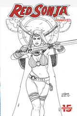 Red Sonja #3 30 Copy Linsner B&W Incv (Net)