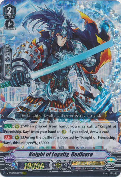 Knight of Loyalty, Bedivere - V-BT03/006EN - RRR