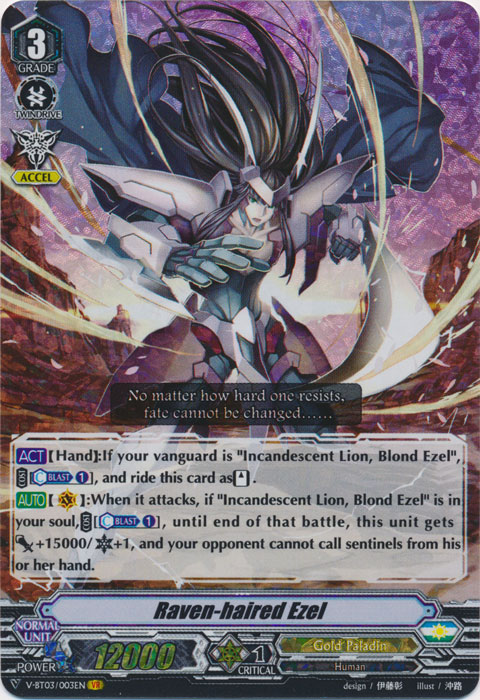 Raven-haired Ezel - V-BT03/003EN - VR