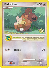 Bidoof - 73/123 - Pokemon Countdown Calendar Promo