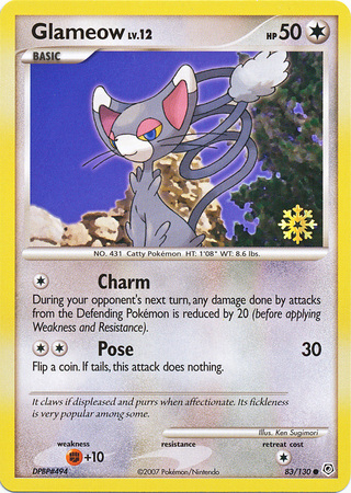 Glameow - 83/130 - Pokemon Countdown Calendar Promo