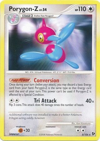 Porygon-Z - 6/106 - Rare - Theme Deck Exclusive
