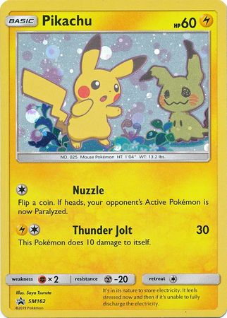 Pikachu - SM162 - Holo - SM Black Star Promos