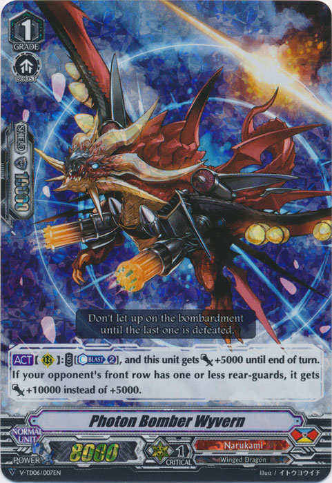 Photon Bomber Wyvern - V-TD06/007 - RRR
