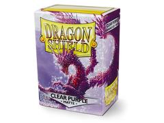 Dragon Shield Sleeves: Matte Clear Purple (Box Of 100)