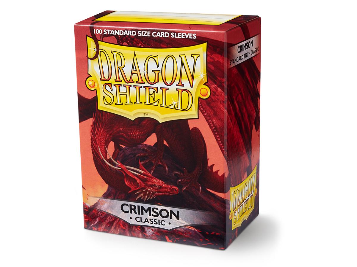 Dragon Shield Box of 100 in Classic Crimson