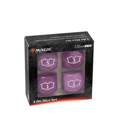 Ultra Pro - Deluxe 22MM Black Mana Loyalty Dice Set for Magic: The Gathering