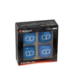 Ultra Pro - Deluxe 22MM Blue Mana Loyalty Dice Set for Magic: The Gathering