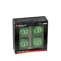 Ultra Pro - Deluxe 22MM Green Mana Loyalty Dice Set for Magic: The Gathering