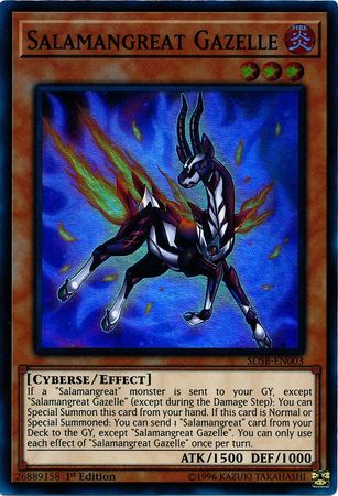 Salamangreat Gazelle - SDSB-EN003 - Super Rare - 1st Edition