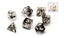 0108 Dice Set - Black Cloud