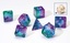 0112 Dice Set - Blue Aurora